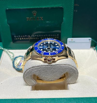 Rolex Submariner Date 126618lb Submariner Date 41mm Yellow Gold Blue Dial Oyster