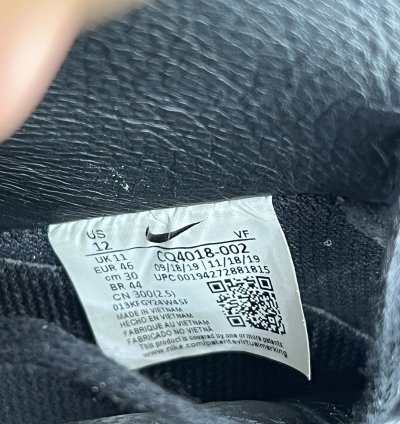 Nike Air Force 1 High 1017 Alyx 9sm Black Sz 12 2020