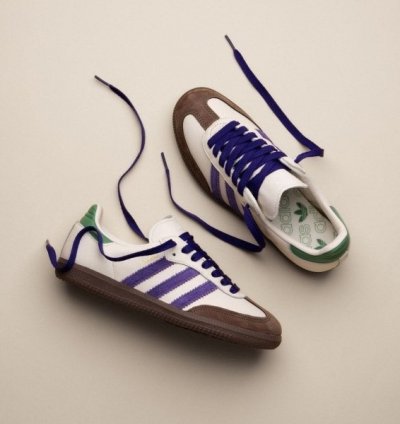 Adidas Samba Core Purple Green Sneakers