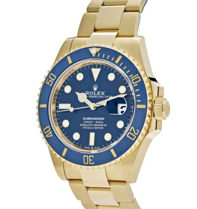 Rolex Submariner Date 126618lb Yellow Gold Blue Dial 2023