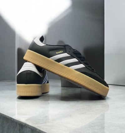 Adidas Samba Gum Sole Black Sneakers