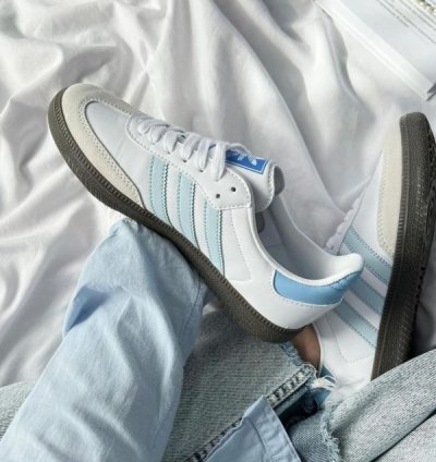 Adidas Samba Halo Blue Sneakers
