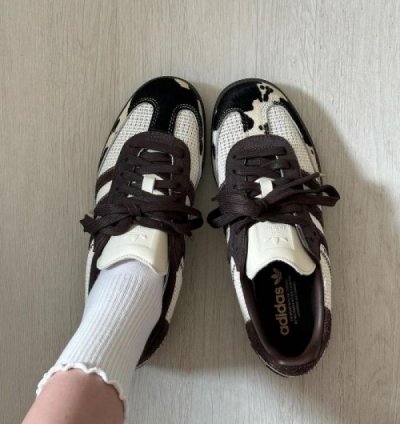 Adidas Samba Notitle Cow Print Brown Sneakers