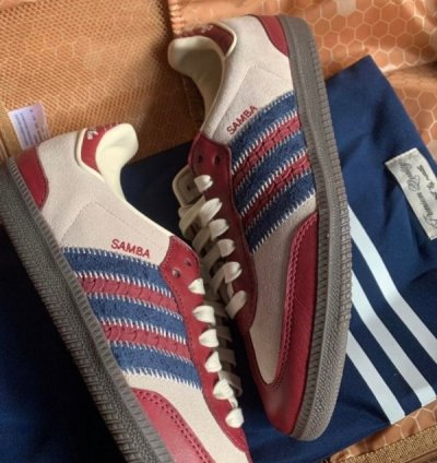 Adidas Samba X Notitle Red Sneakers