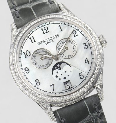 Patek Philippe Annual Calendar Complications Diamond White Gold 38mm