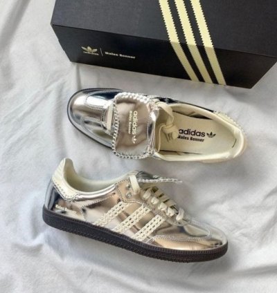 Adidas Samba X Wales Bonner Silver Sneakers