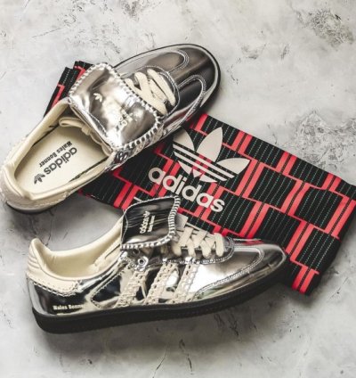 Adidas Samba X Wales Bonner Silver Sneakers