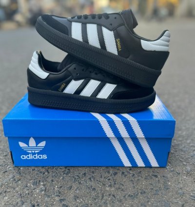 Adidas Samba X Xlg Black Sneakers