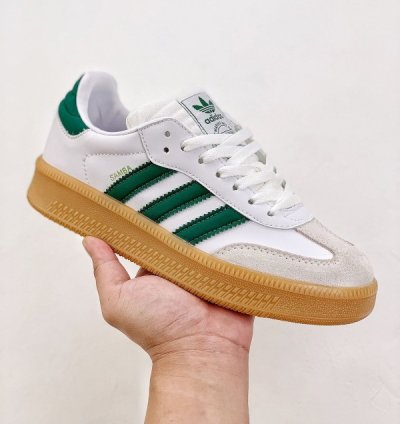 Adidas Samba X Xlg White Green Core Sneakers