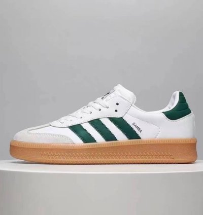 Adidas Samba X Xlg White Green Core Sneakers