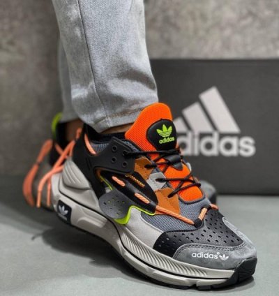 Adidas Sikaige Black Grey Orange Sneakers