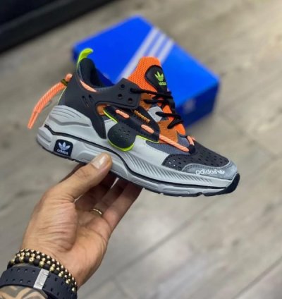 Adidas Sikaige Black Grey Orange Sneakers