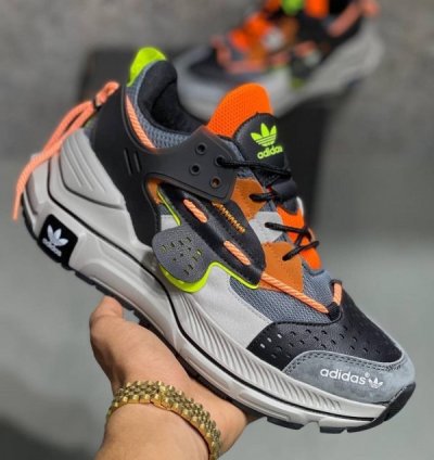 Adidas Sikaige Black Grey Orange Sneakers
