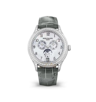 Patek Philippe Annual Calendar Complications Full Set Diamonds