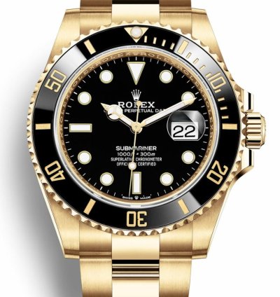 Rolex Submariner Date 126618ln Submariner Yellow Gold Black Dial Bezel 41mm
