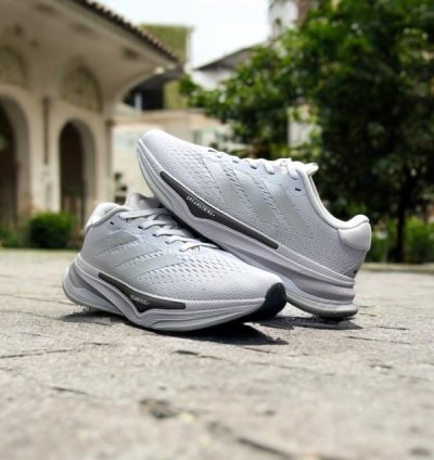 Adidas Supernova Grey White Running Shoes