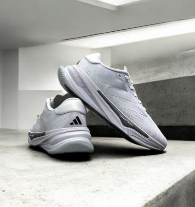 Adidas Supernova Grey White Running Shoes