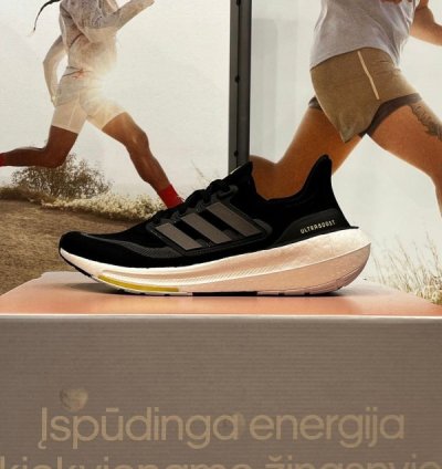Adidas Ultra Boost 23 Black Light Running Shoes