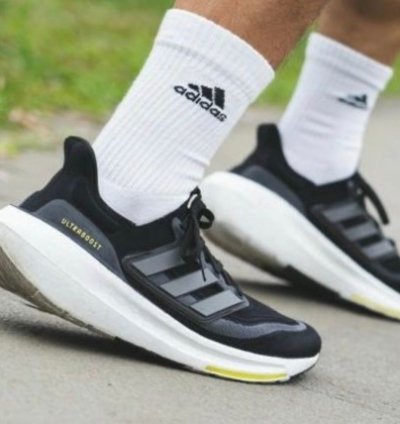 Adidas Ultra Boost 23 Black Light Running Shoes