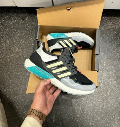 Adidas Ultraboost Guard Black White Blue Running Shoes