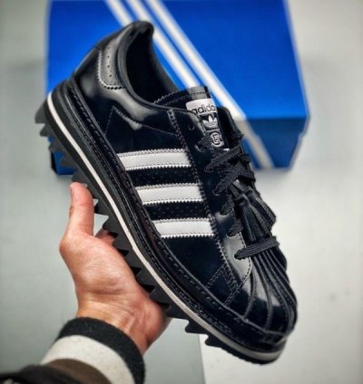 Adidas X Clot Superstar By Edison Chen Black Sneakers