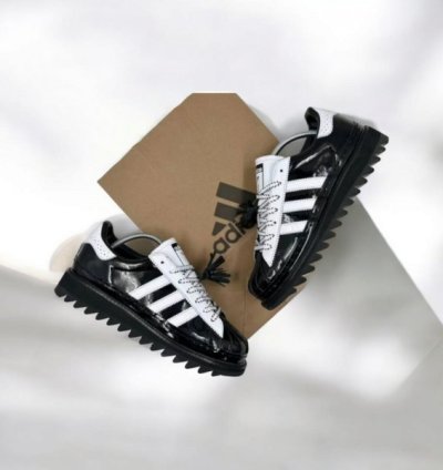 Adidas X Clot Superstar By Edison Chen White Black Sneakers