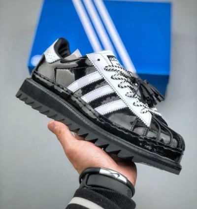 Adidas X Clot Superstar By Edison Chen White Black Sneakers