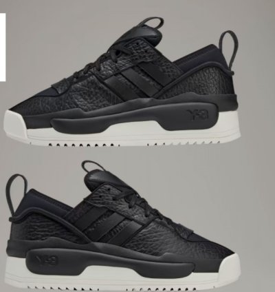 Adidas Y3 Hokori Black White Sneakers