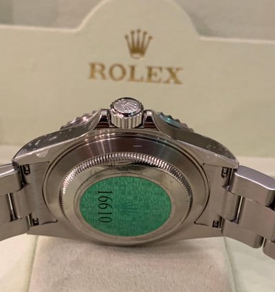Rolex Submariner Date 16610lv Fat 4 Nos Full Stickers