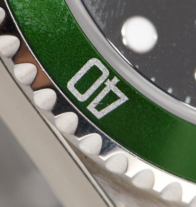 Rolex Submariner Date 16610lv Fat 4 Nos Full Stickers