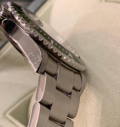 Rolex Submariner Date 16610lv Fat 4 Nos Full Stickers