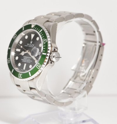Rolex Submariner Date 16610lv Fat 4 Nos Full Stickers