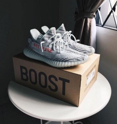Adidas Yeezy 350 V2 Blue Tint Sneakers Semi Ua