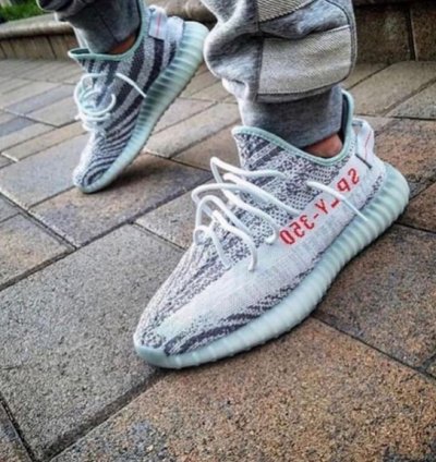 Adidas Yeezy 350 V2 Blue Tint Sneakers Semi Ua