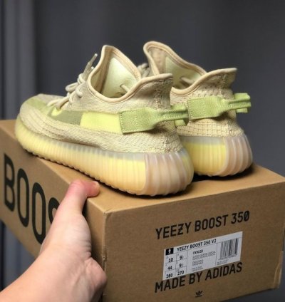 Adidas Yeezy 350 V2 Flax Sneakers Semi Ua