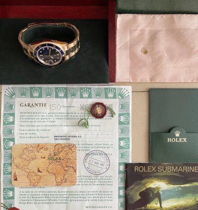 Rolex Submariner Date 16618 Series Full Collectors Set Nos