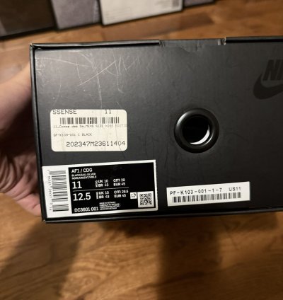 Nike Air Force 1 Mid Comme Des Garcons Black