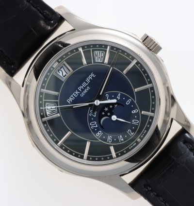 Patek Philippe Annual Calendar Ref 5205g-013 Moonphase Like New Full Set Year 2021
