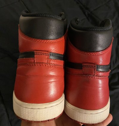 Nike Air Jordan 1 Retro Og High Banned Bred 2016 Size 10 5