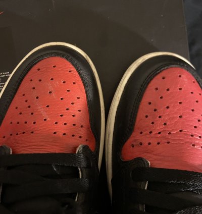 Nike Air Jordan 1 Retro Og High Banned Bred 2016 Size 10 5