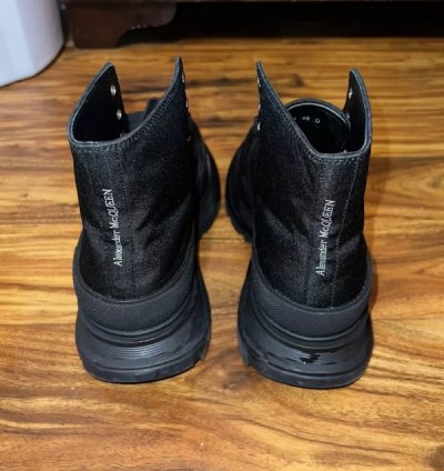 Alexander Mcqueen Tread Slick High Black Boots