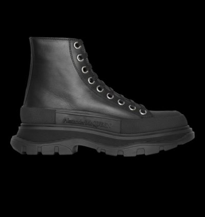 Alexander Mcqueen Tread Slick High Black Boots