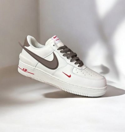 Ambush X Nik E Air Force Milk Coffee Sneakers