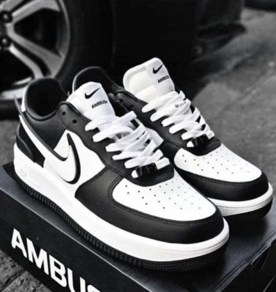 Ambush X Nike Air Force 1 Black White Panda Sneakers