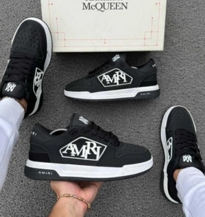 Amir I Classic Low Top Black Sneakers