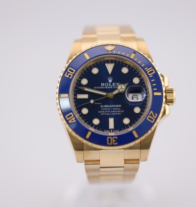 Rolex Submariner Date 2023 Submariner Date Yellow Gold Blue Dial 126618lb