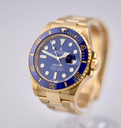 Rolex Submariner Date 2023 Submariner Date Yellow Gold Blue Dial 126618lb