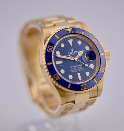 Rolex Submariner Date 2023 Submariner Date Yellow Gold Blue Dial 126618lb