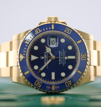 Rolex Submariner Date 2023 Submariner Date Yellow Gold Blue Dial 126618lb
