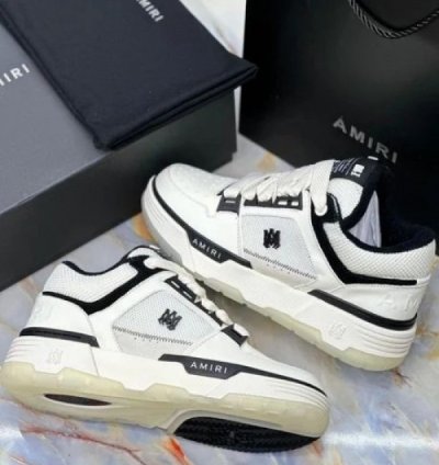 Amir I Mens Ma 1 Black White Sneakers